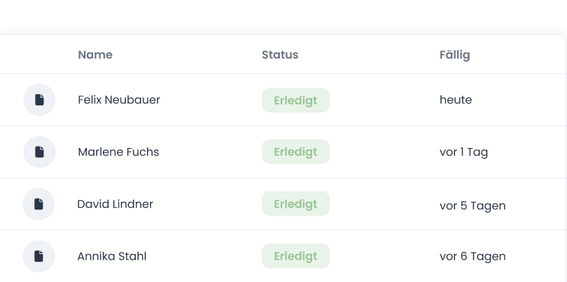 Dokumentiere abgeschlossene Unterweisungen automatisch und erfülle alle Anforderungen.