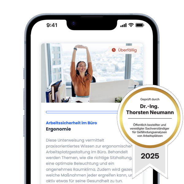 Immer auf der sicheren Seite mit rechtlich geprüften Inhalten.